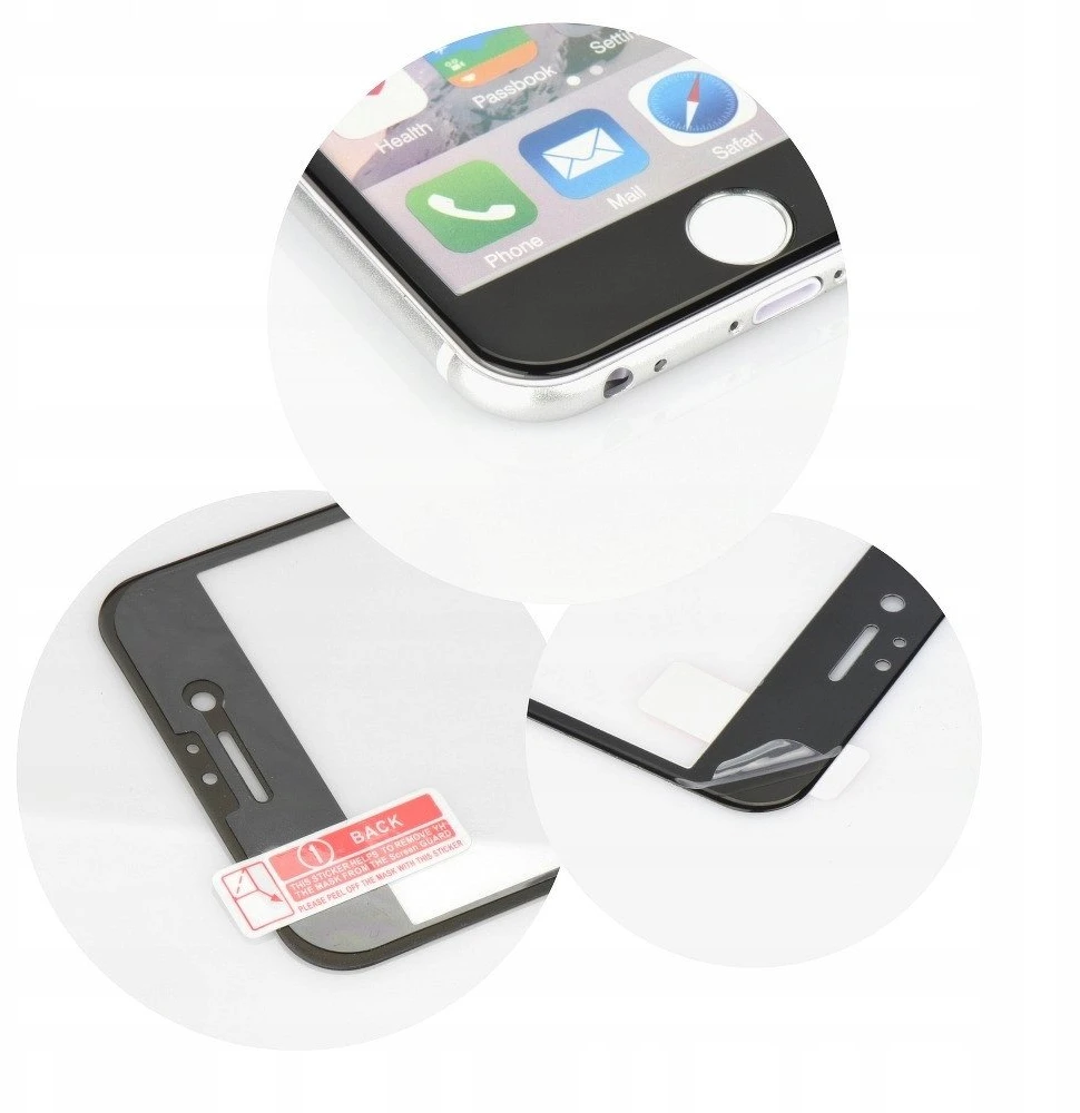 OEM 5D visiškai klijuojamas grūdintas stiklas - iPhone 12 / 12 Pro (privatumo apsauga) juodas