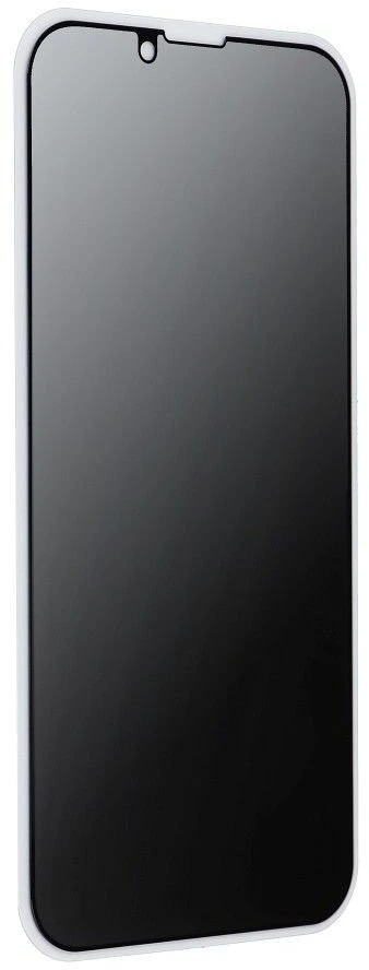 OEM 5D visiškai klijuojamas grūdintas stiklas - iPhone 12 / 12 Pro (privatumo apsauga) juodas