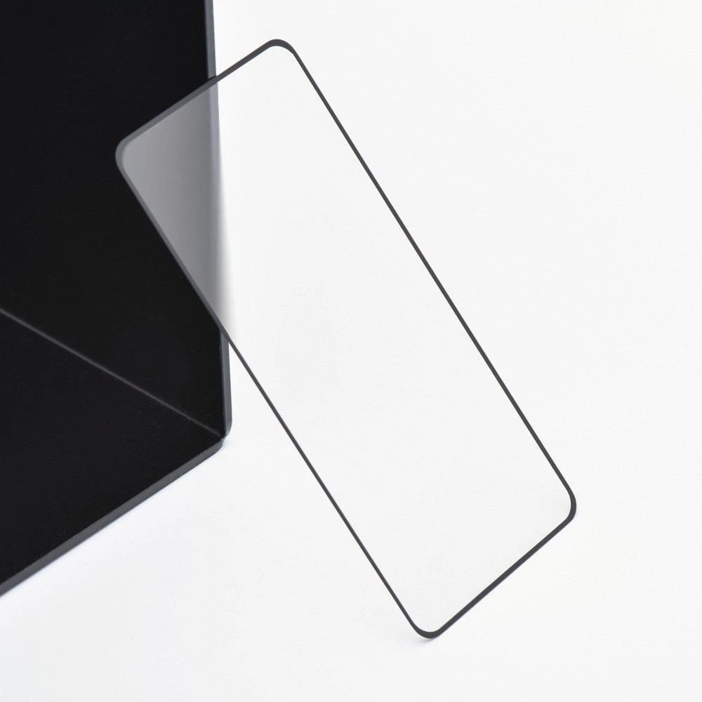 OEM 5D visiškai klijuojamas grūdintas stiklas - iPhone 13 Pro Max (MATINIS) juodas