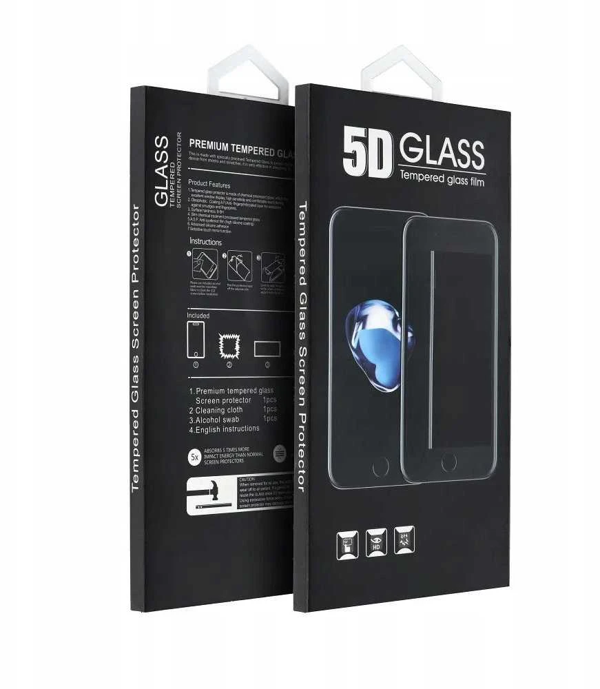 Oem 5D Full Glue Apsauginis stiklas - skirtas Honor 300 juodas