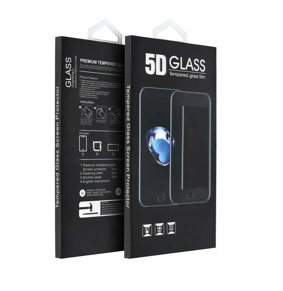 Oem 5D Full Glue Tempered Glass - for iPhone 14 Pro (MATTE) juodas