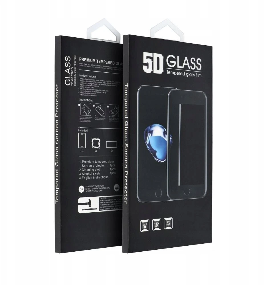 Oem Grūdintas stiklas 5D Full Glue do Xiaomi Redmi NOTE 15 PRO PLUS 5G Tempered Glass juoda