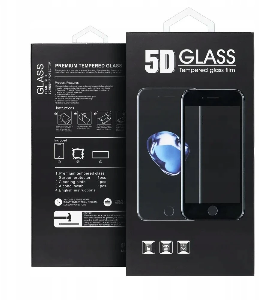 Oem Grūdintas stiklas 5D Full Glue do Samsung S26 PLUS Tempered Glass (darbinis skaitytuvas) juoda
