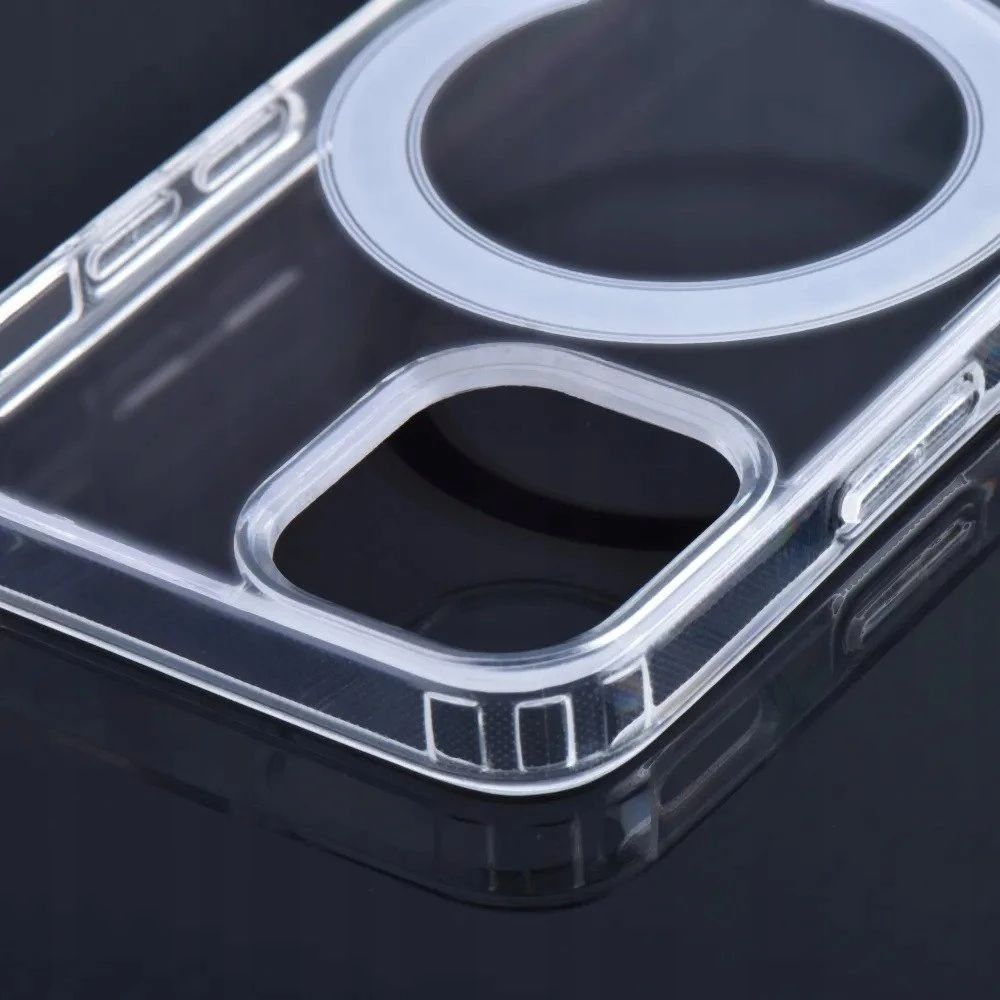 Dėklas OEM kameros valdymo aktyvus mygtukas, tinkantis IPHONE 16 serijos dėklui, „Drop Glue“ / „Clear Mag Cover“, sidabrinis
