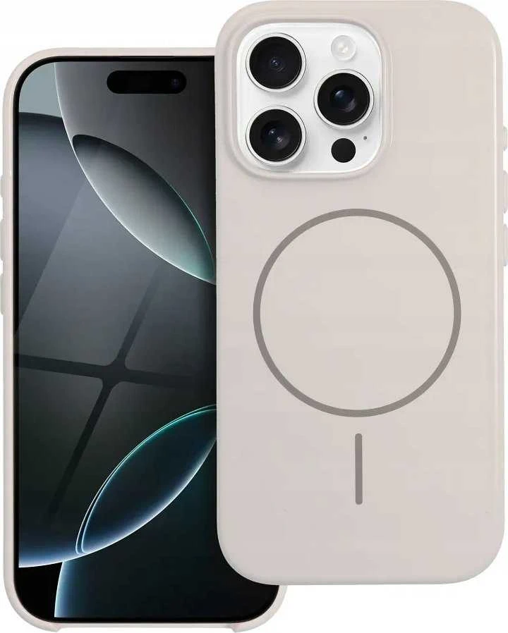 OEM dėklas, skirtas „iPhone 16 PLUS Premium Glossy Mag Cover“, suderinamas su „MagSafe“ ir kameros valdymo mygtukais. Baltas