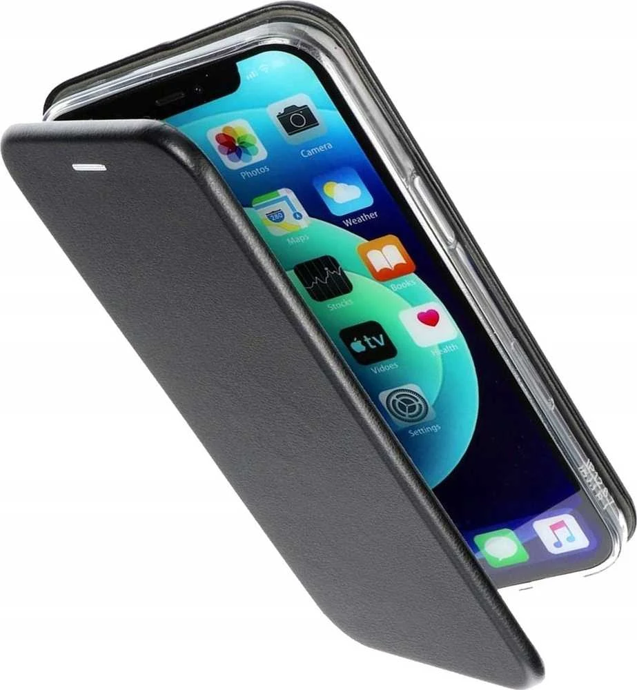 OEM atverčiamas dėklas iPhone 14 PLUS Elegance Book juodas