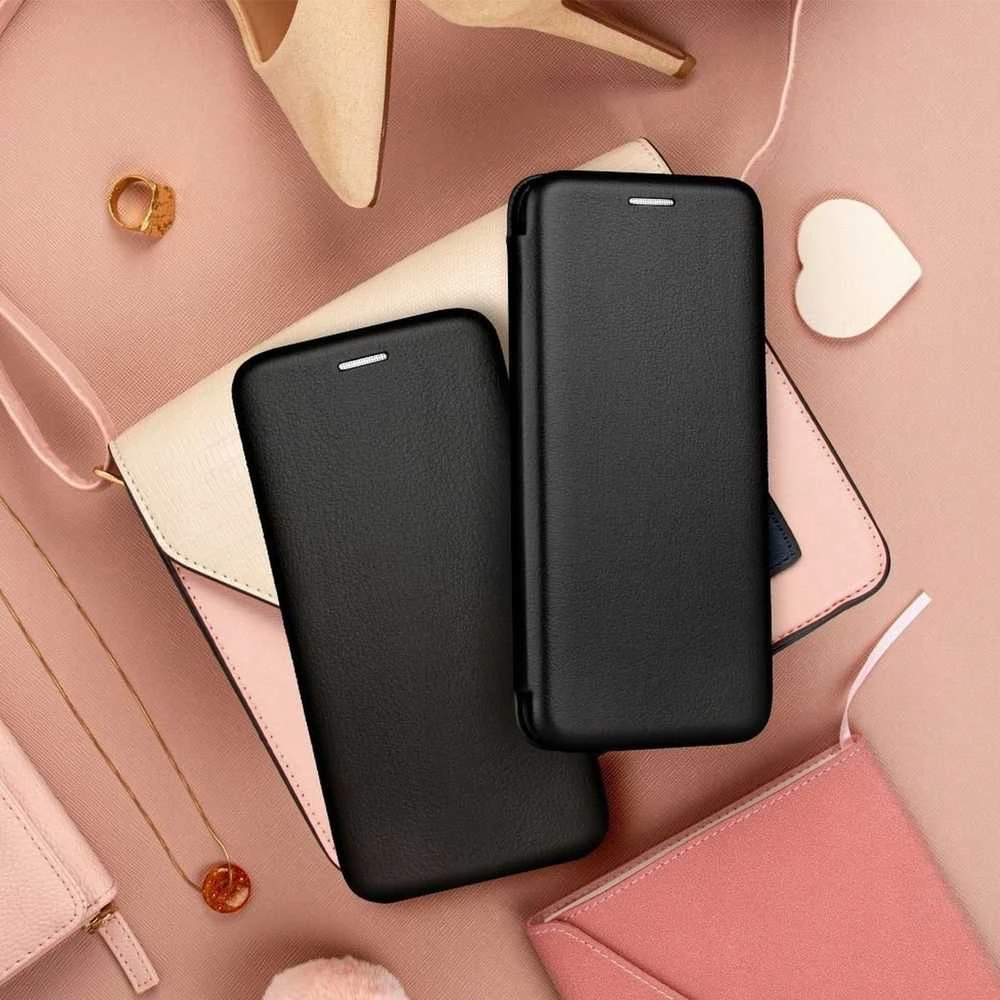 OEM atverčiamas dėklas iPhone 14 PLUS Elegance Book juodas