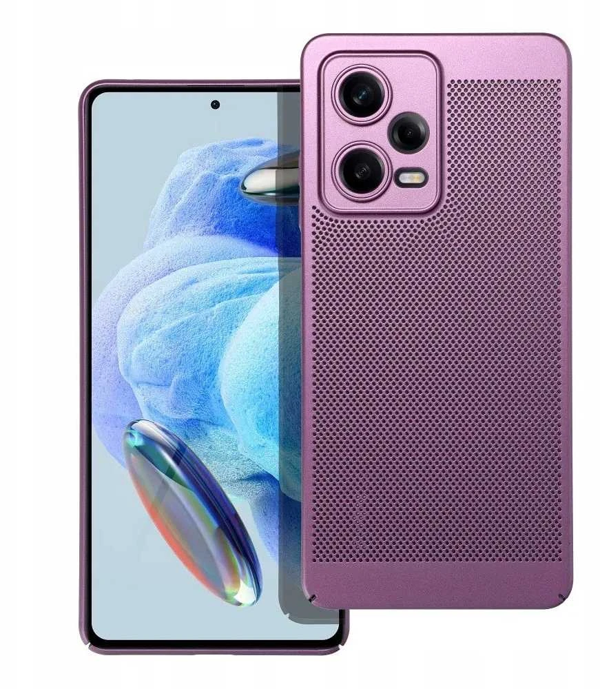 Oem BREEZY dėklas skirtas Xiaomi Redmi Note 14 5G violetinės spalvos