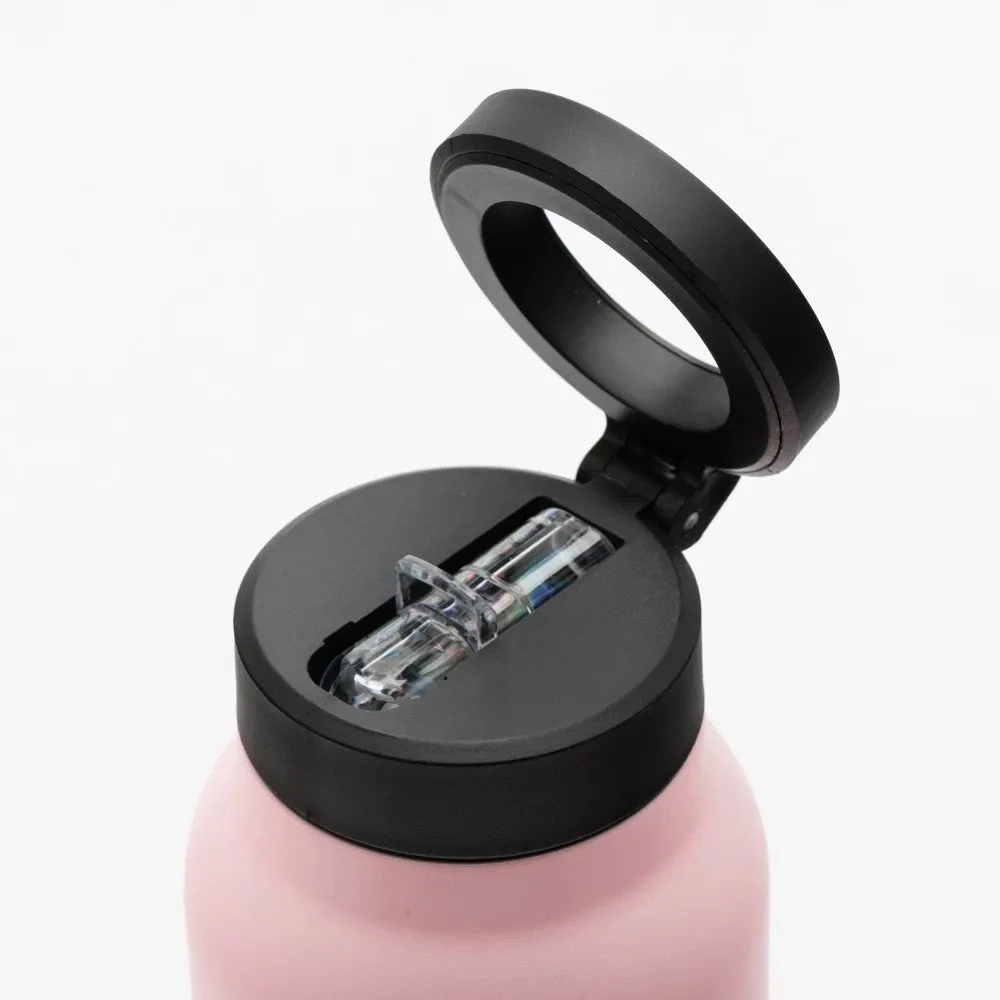 Gertuvė Oem Buteliukas / bidon na wodę metal su laikikliu kompatybilnym su Magsafe 750ml rožinė