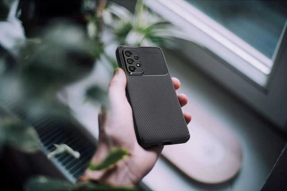 Oem Dėklas CARBON PREMIUM skirtas Samsung Galaxy A36 5G juodos spalvos