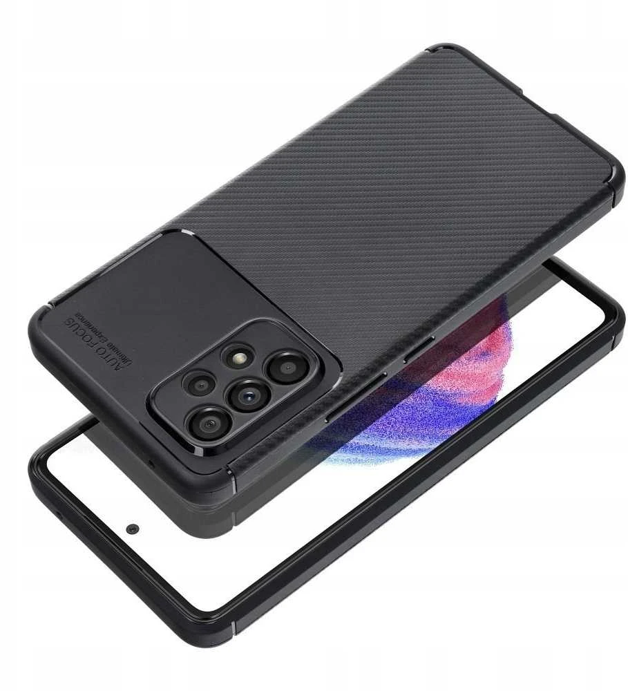 Oem Dėklas CARBON PREMIUM skirtas Samsung Galaxy S24 FE juodos spalvos