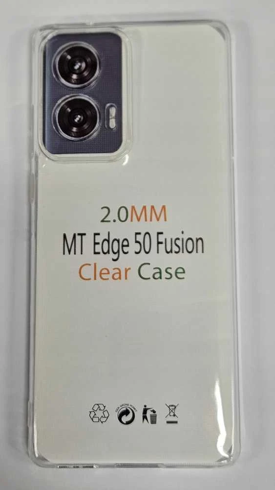 Oem Originalus Motorola EDGE 50 FUSION dėklas, skaidrus, 2 mm