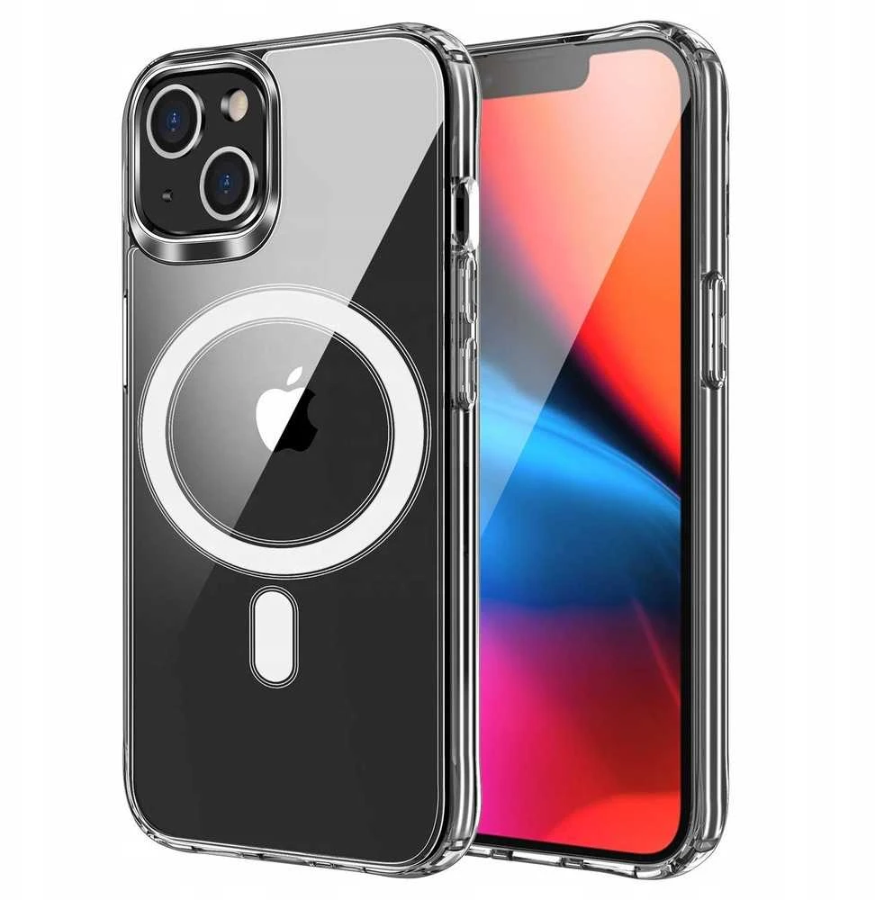 Oem Originalus „iPhone 16 PLUS“ dėklas, skaidrus, 2 mm „Mag“ dangtelis, suderinamas su „MagSafe“ (fotoaparato apsauga), permatomas