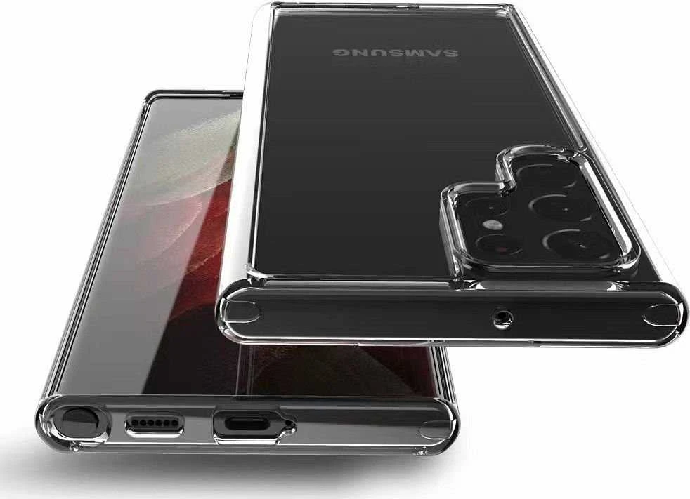 Oem CLEAR dėklas 2 mm BOX skirtas Samsung Galaxy S22 Ultra skaidrus