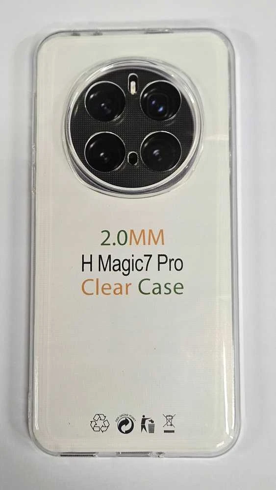 OEM dėklas, skirtas Honor MAGIC 7 PRO, skaidrus 2 mm dėklas (apsauga nuo kameros), skaidrus