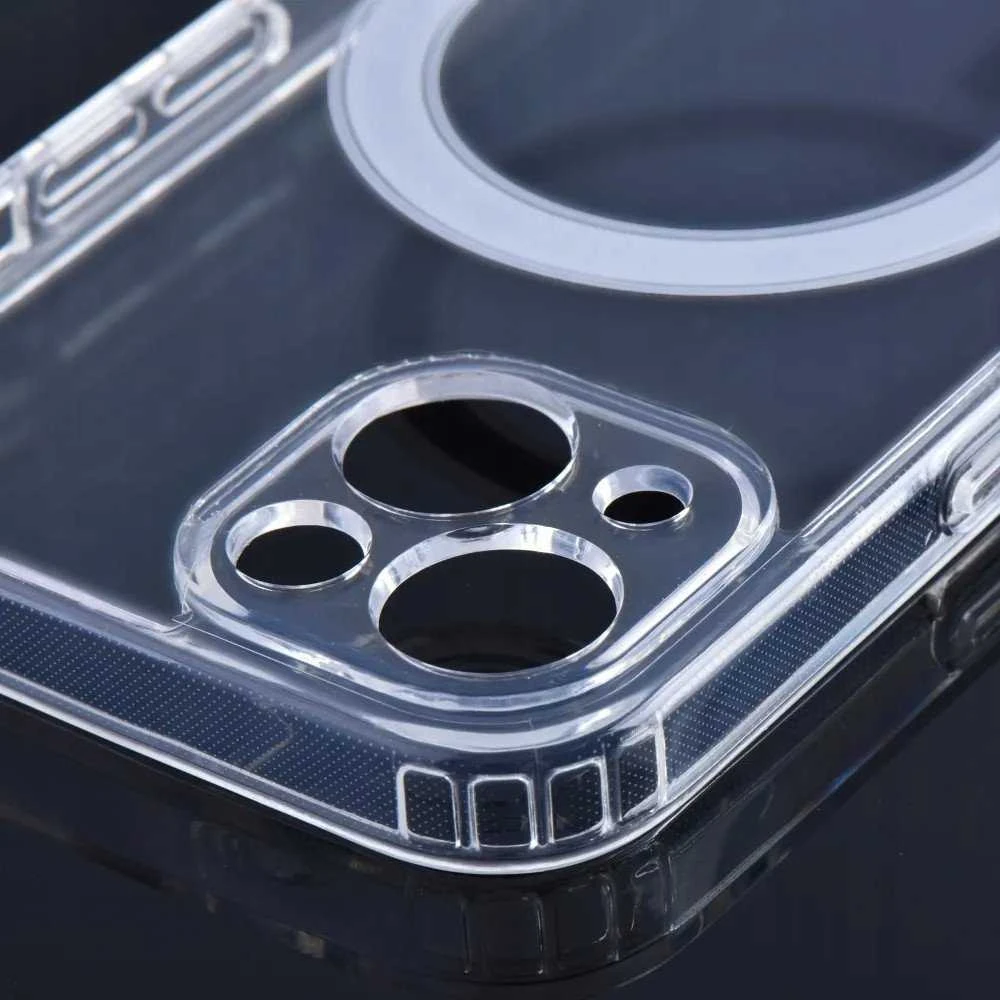 Oem CLEAR MAG COVER dėklas suderinamas su MagSafe skirtas Samsung Galaxy A56 skaidrus