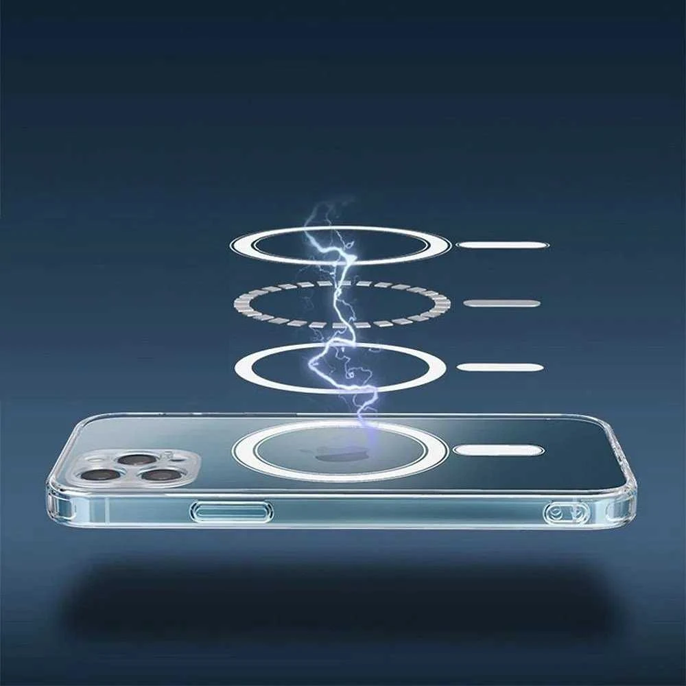 Oem CLEAR MAG COVER dėklas suderinamas su MagSafe skirtas Samsung Galaxy A56 skaidrus