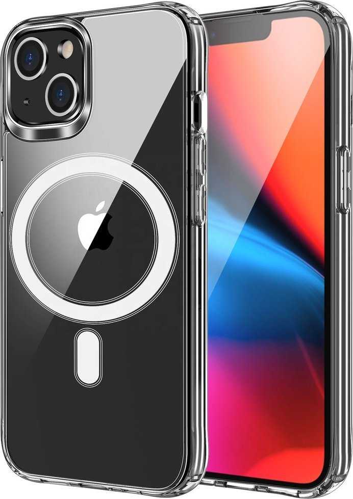 Oem Originalus „iPhone 16e“ (SE 4 2025) / 17e dėklas, skaidrus „Mag“ dangtelis (STR), suderinamas su skaidriu „MagSafe“