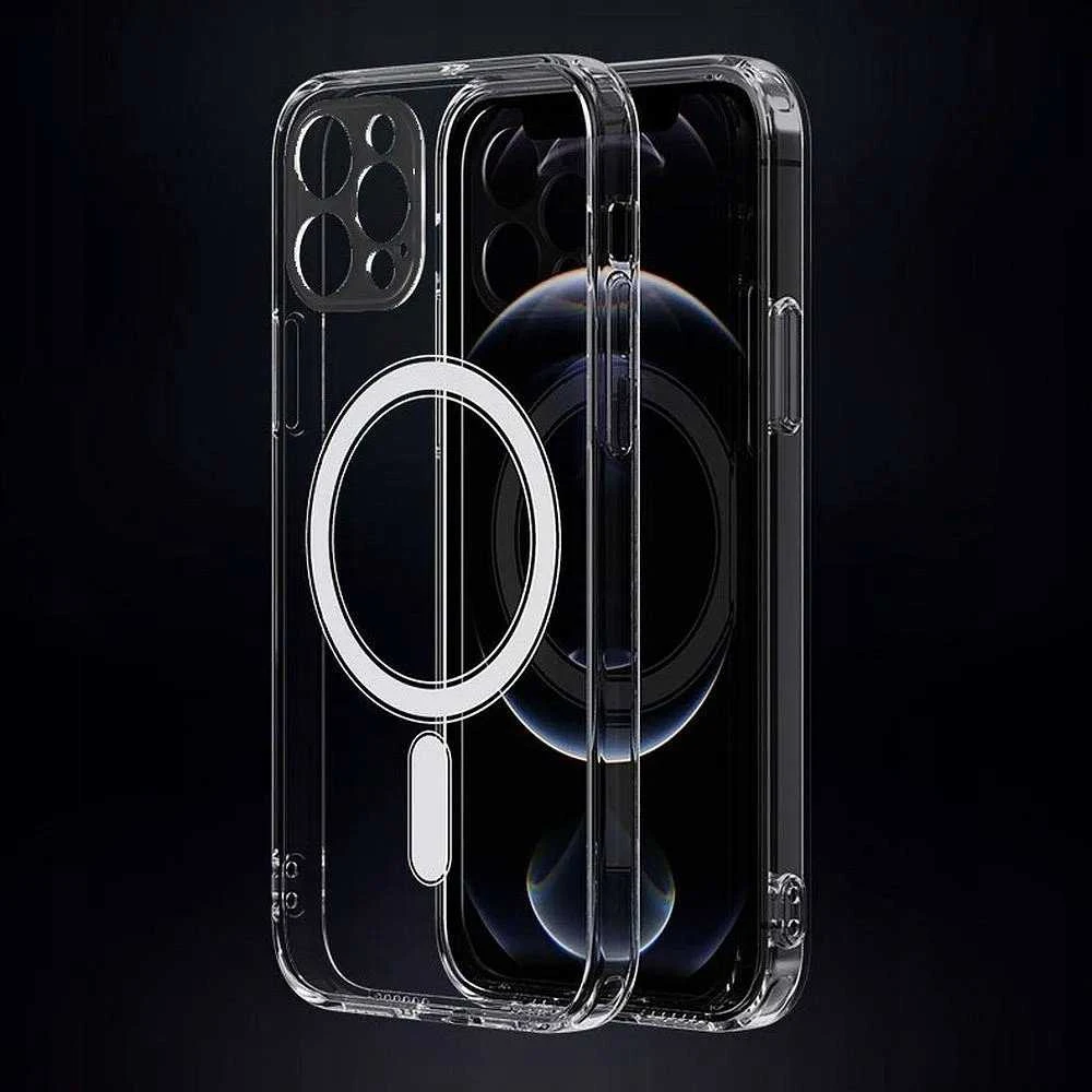 Oem CLEAR MAG COVER (MID) dėklas suderinamas su MagSafe skirtas Samsung Galaxy S24 Plus skaidrus