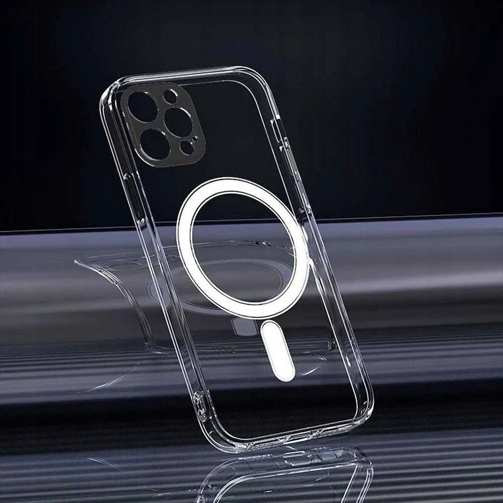 Oem CLEAR MAG COVER (MID) dėklas suderinamas su MagSafe skirtas Samsung Galaxy S24 Plus skaidrus