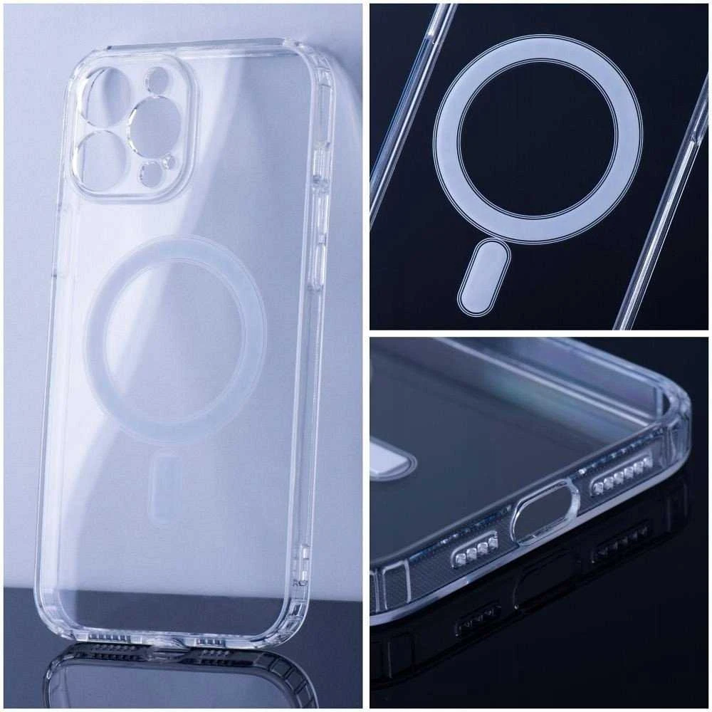 Oem CLEAR MAG COVER (MID) dėklas suderinamas su MagSafe skirtas Samsung Galaxy S25 Ultra skaidrus