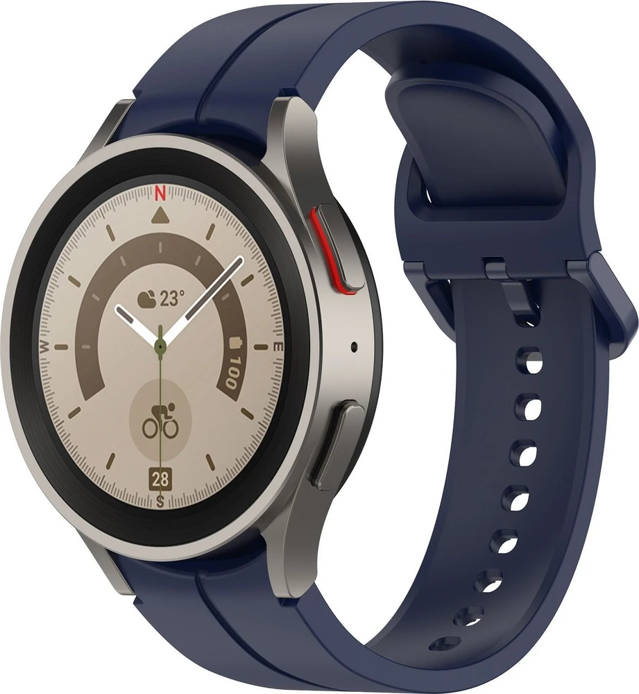 Oem Silikoninė apyrankė skirta GARMIN FENIX 3 / 3HR / 5X / 6X / 6X Pro / 7X / 7X Pro dark mėlynos spalvos (12)