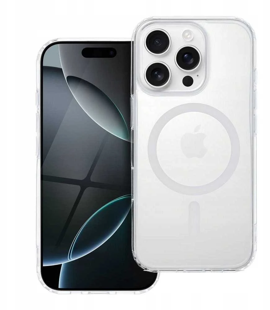Oem Drop Glue Colorful Ring Mag dėklas suderinamas su MagSafe skirtas Samsung Galaxy A56 baltos spalvos