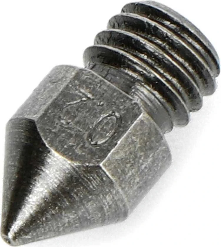 Oem Grūdinto plieno ekstruderio antgalis 0.2mm MK8 1.75mm plastikui