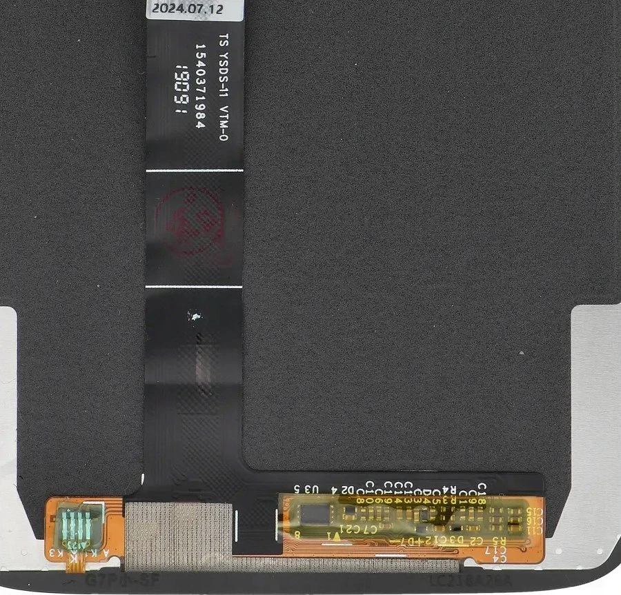 FixCell LCD Ekranas, skirtas MOTOROLA G7 Power OEM be rėmelio