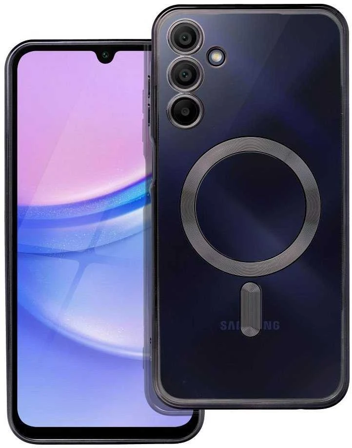 Oem ELECTRO MAG COVER dėklas suderinamas su MagSafe skirtas Samsung Galaxy A15 juodos spalvos