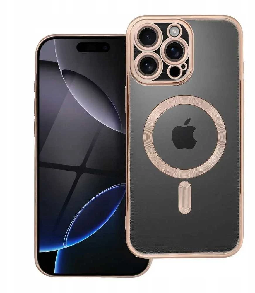 OEM dėklas, skirtas „iPhone 16 PRO MAX“, „Electro Mag Cover“, suderinamas su „MagSafe Ruda“