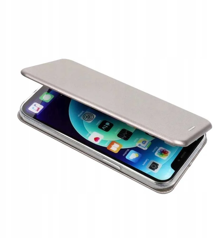 Oem ELEGANCE book dėklas skirtas Xiaomi Redmi Note 14 5G pilkos spalvos