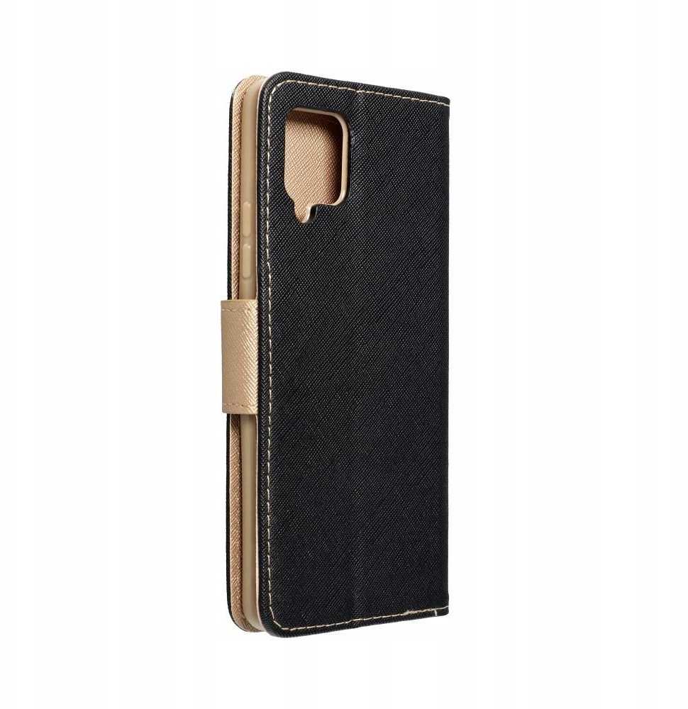 Oem FANCY Book dėklas skirtas Samsung Galaxy A16 juodos spalvos / auksinis