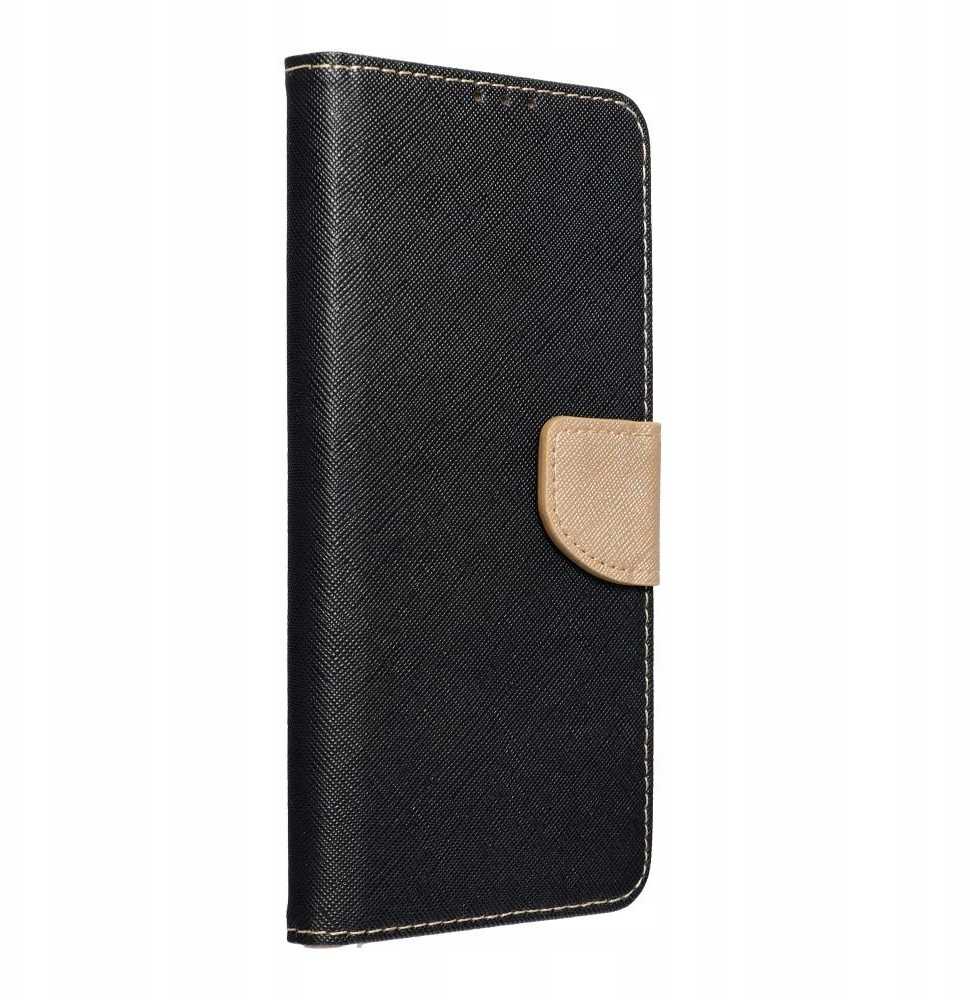 Oem FANCY Book dėklas skirtas Samsung Galaxy A16 juodos spalvos / auksinis