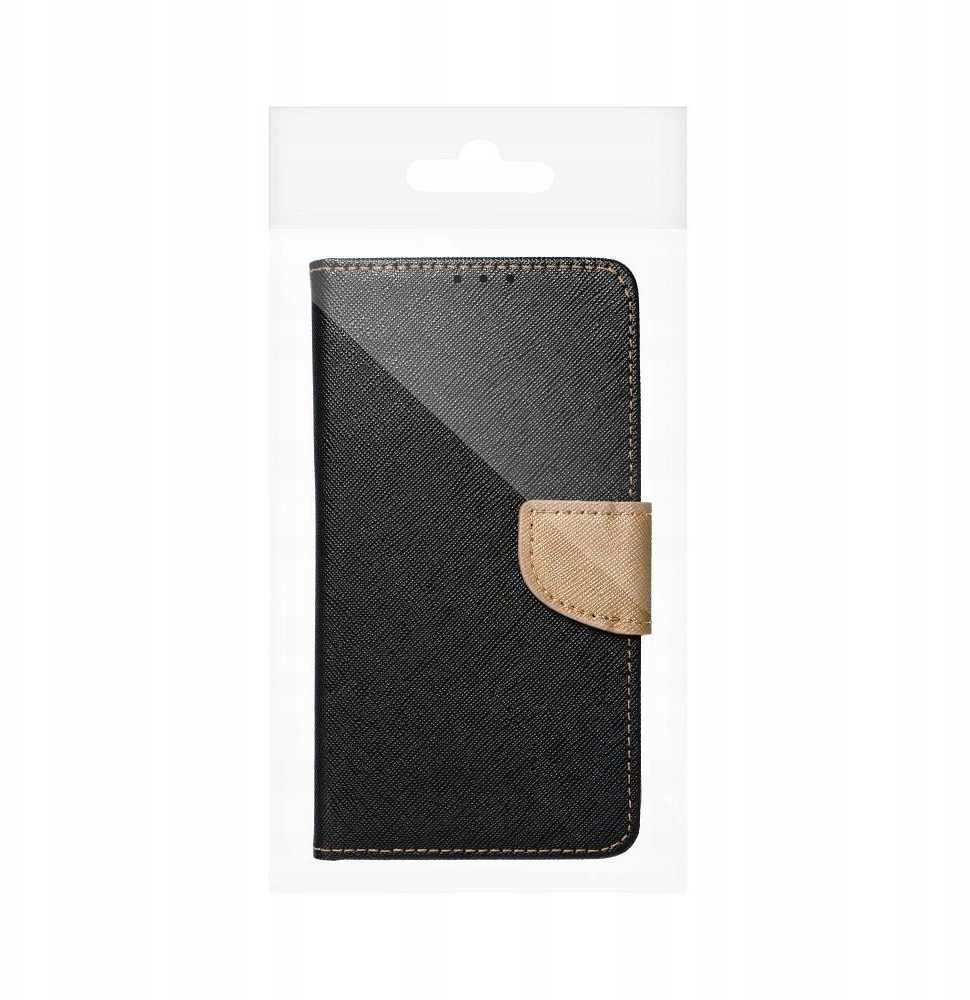 Oem FANCY Book dėklas skirtas Samsung Galaxy A16 juodos spalvos / auksinis