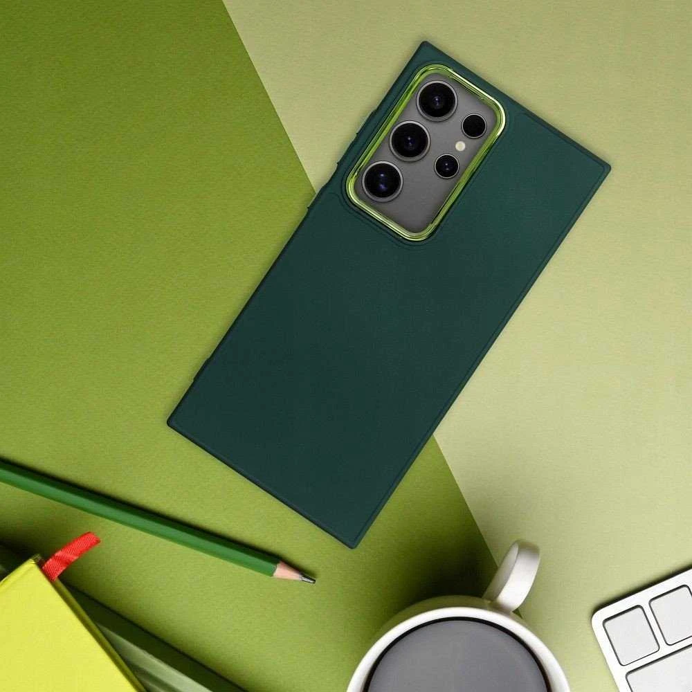 Oem FRAME dėklas skirtas Samsung Galaxy A36 5G žalios spalvos