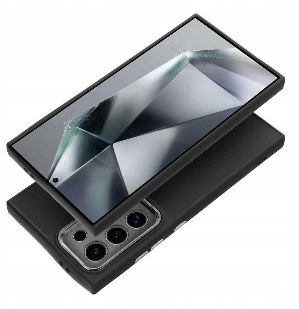 Oem FRAME dėklas skirtas Samsung Galaxy S25 Plus juodos spalvos