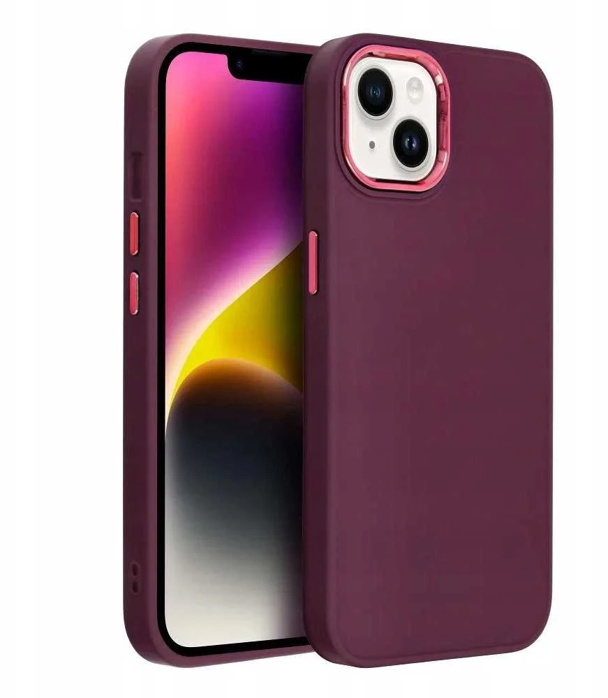 Dėklas Oem Case for iPhone 16e (SE 4 2025) / 17e Frame violetinė
