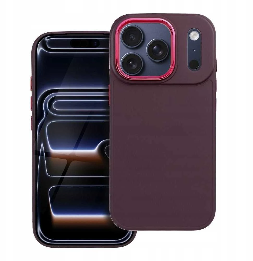 OEM dėklas, skirtas iPhone 17 Pro / 18 Pro (žemas kameros kraštas) Frame violetinė