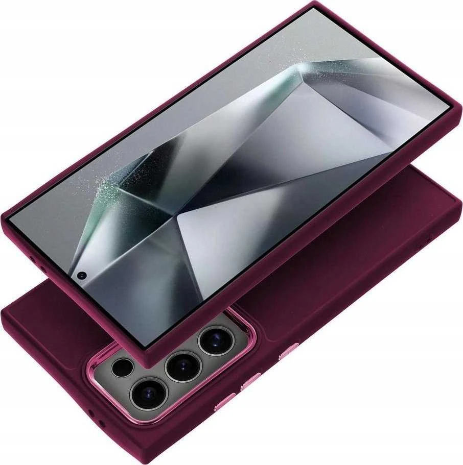 Oem FRAME dėklas skirtas Xiaomi Redmi Note 14 5G violetinės spalvos