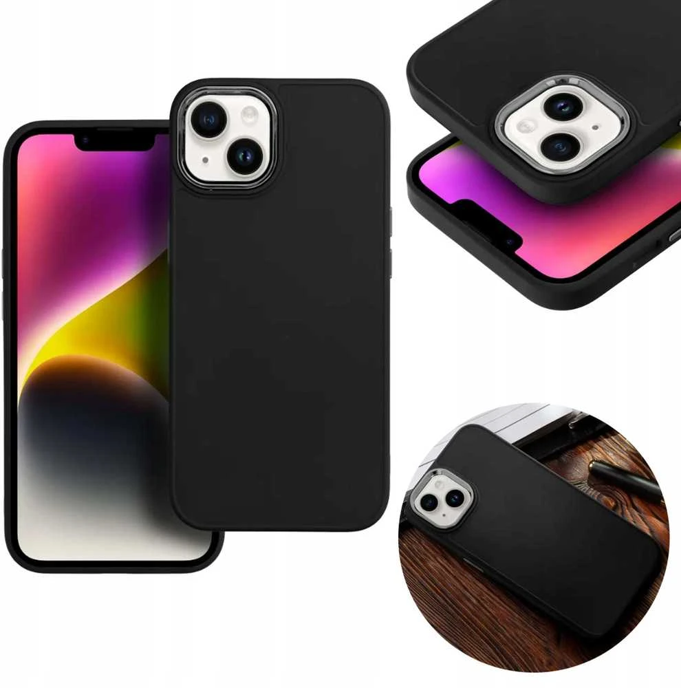 Reach Dėklas FRAME Xiaomi Redmi 17C 4G/Redmi 14C/Redmi A4/Poco C75 juodas