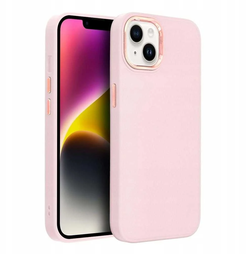 Oem FRAME dėklas skirtas Xiaomi Redmi 14C powder rožinės spalvos