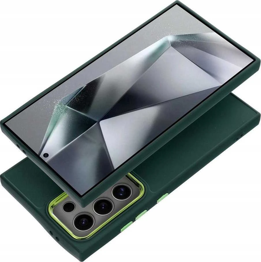 Oem FRAME dėklas skirtas Xiaomi Redmi Note 14 5G žalios spalvos