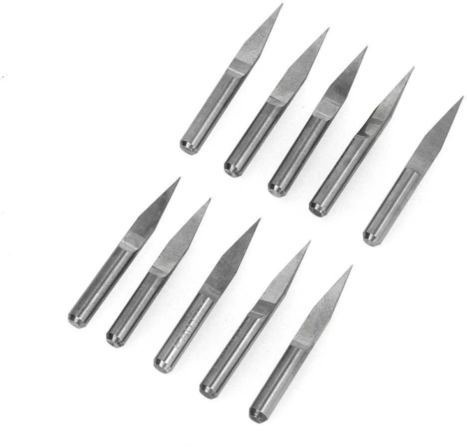 Grąžtas Oem 20 laipsnių V tipo CNC freza - 0.1 mm