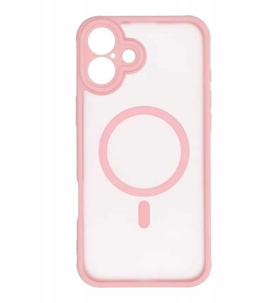 OEM dėklas, skirtas „iPhone 14“ visiškai matiniam „Mag“ dangteliui, suderinamas su „MagSafe“, šviesiai rožinis