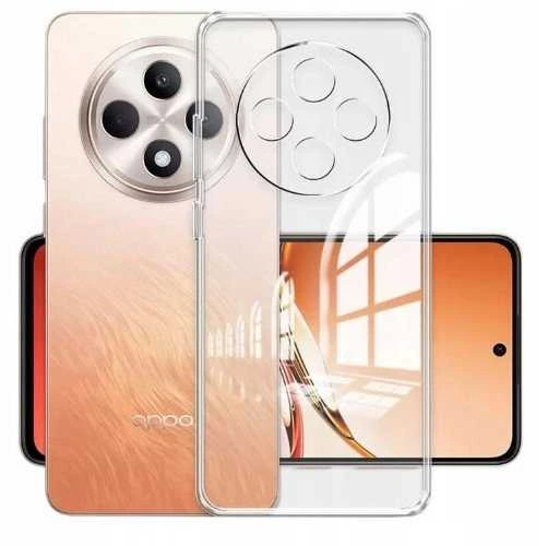 Oem Originalus Oppo Reno 12F 5G / 12FS / F27 dėklas, skaidrus 2 mm (apsauginis fotoaparatas), permatomas