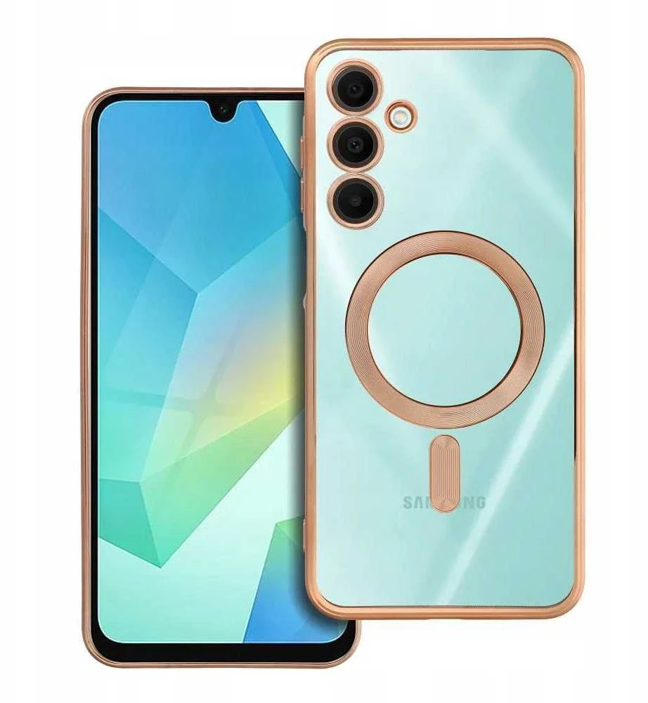 Oem ELECTRO MAG COVER dėklas suderinamas su MagSafe skirtas Samsung Galaxy A16 aukso spalvos