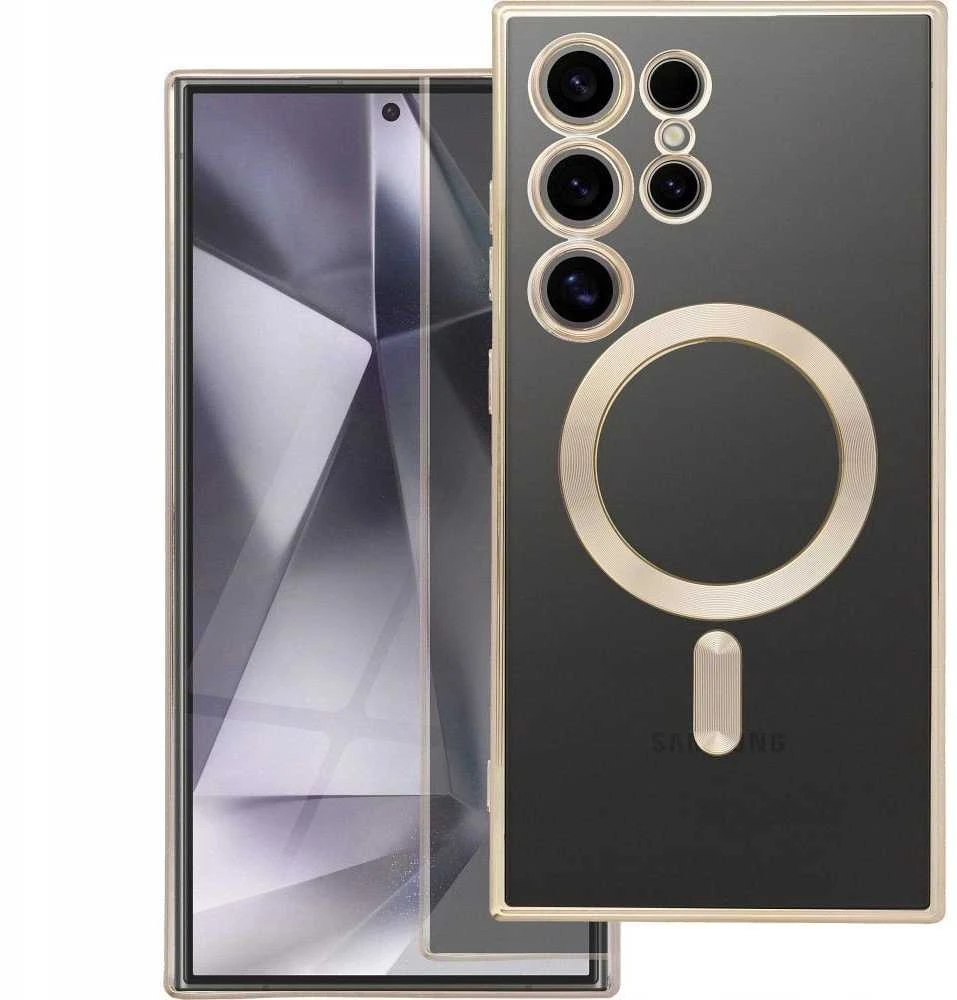 Oem ELECTRO MAG COVER dėklas suderinamas su MagSafe skirtas Samsung Galaxy A16 aukso spalvos