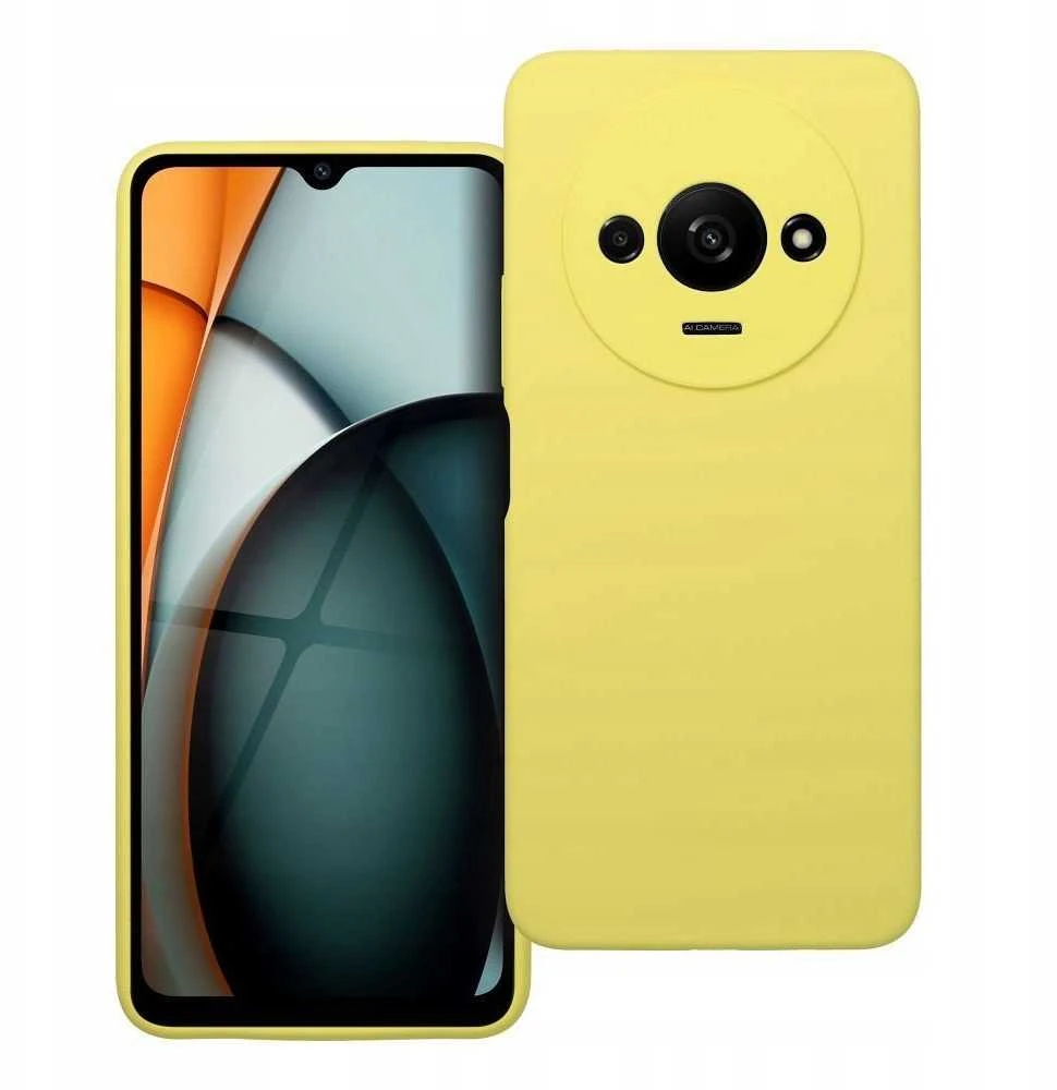 Oem Dėklas SILICONE 2mm skirtas Xiaomi Redmi A3 4G lemon