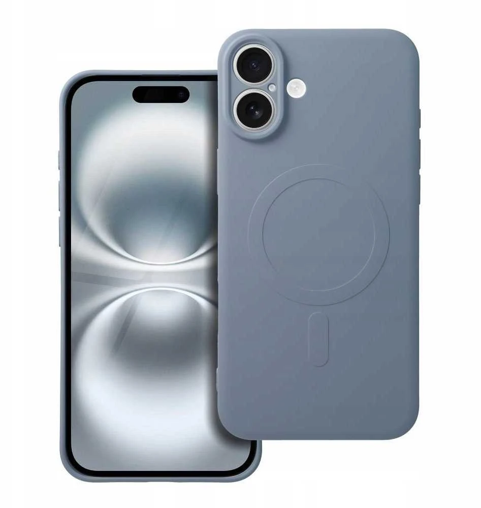 Oem SILICONE MAG COVER dėklas suderinamas su MagSafe skirtas Samsung Galaxy A56 light mėlynos spalvos